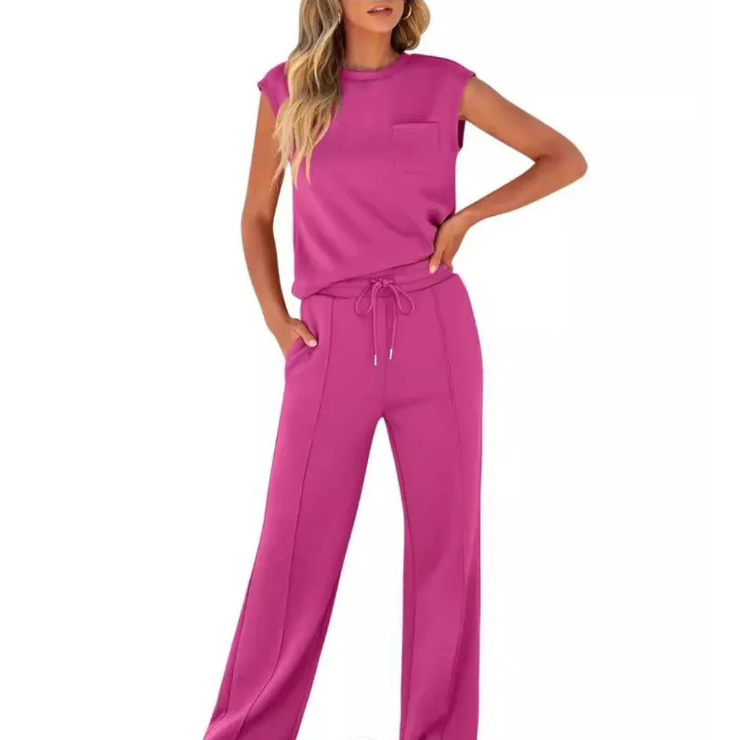 KAIYA™ – Casual Summer Lounge Co-Ord - Harry & Olivia Birmingham