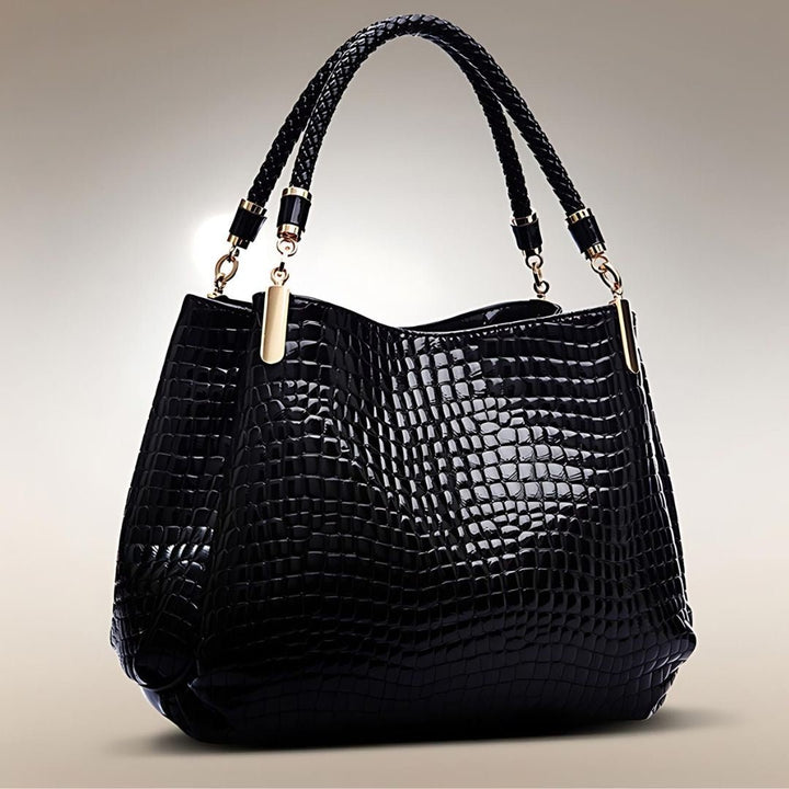 Lusso Milano - Crocodile Shoulder Bag - Harry & Olivia Birmingham