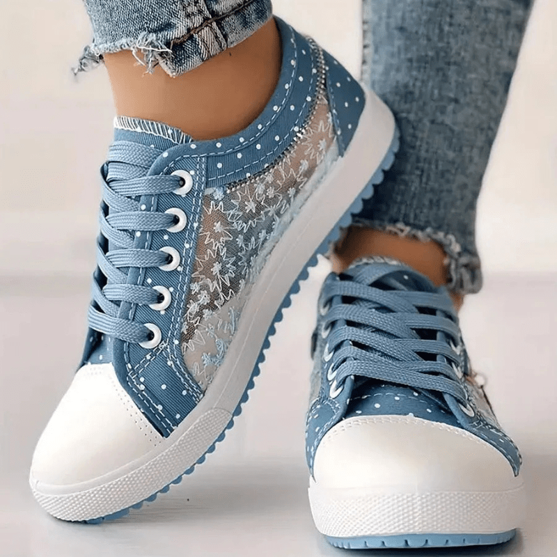 Margaret | Elegant Floral Sneakers - Harry & Olivia Birmingham