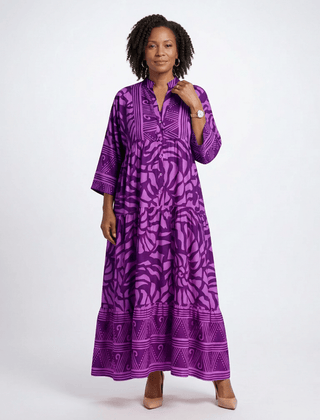 Marielle | Button Front Midi Dress - Harry & Olivia Birmingham