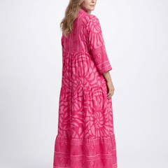 Marielle | Button Front Midi Dress - Harry & Olivia Birmingham