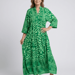 Marielle | Button Front Midi Dress - Harry & Olivia Birmingham