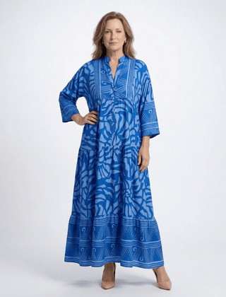 Marielle | Button Front Midi Dress - Harry & Olivia Birmingham