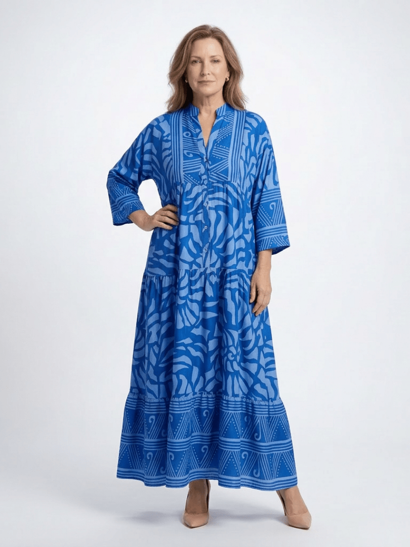 Marielle | Button Front Midi Dress - Harry & Olivia Birmingham