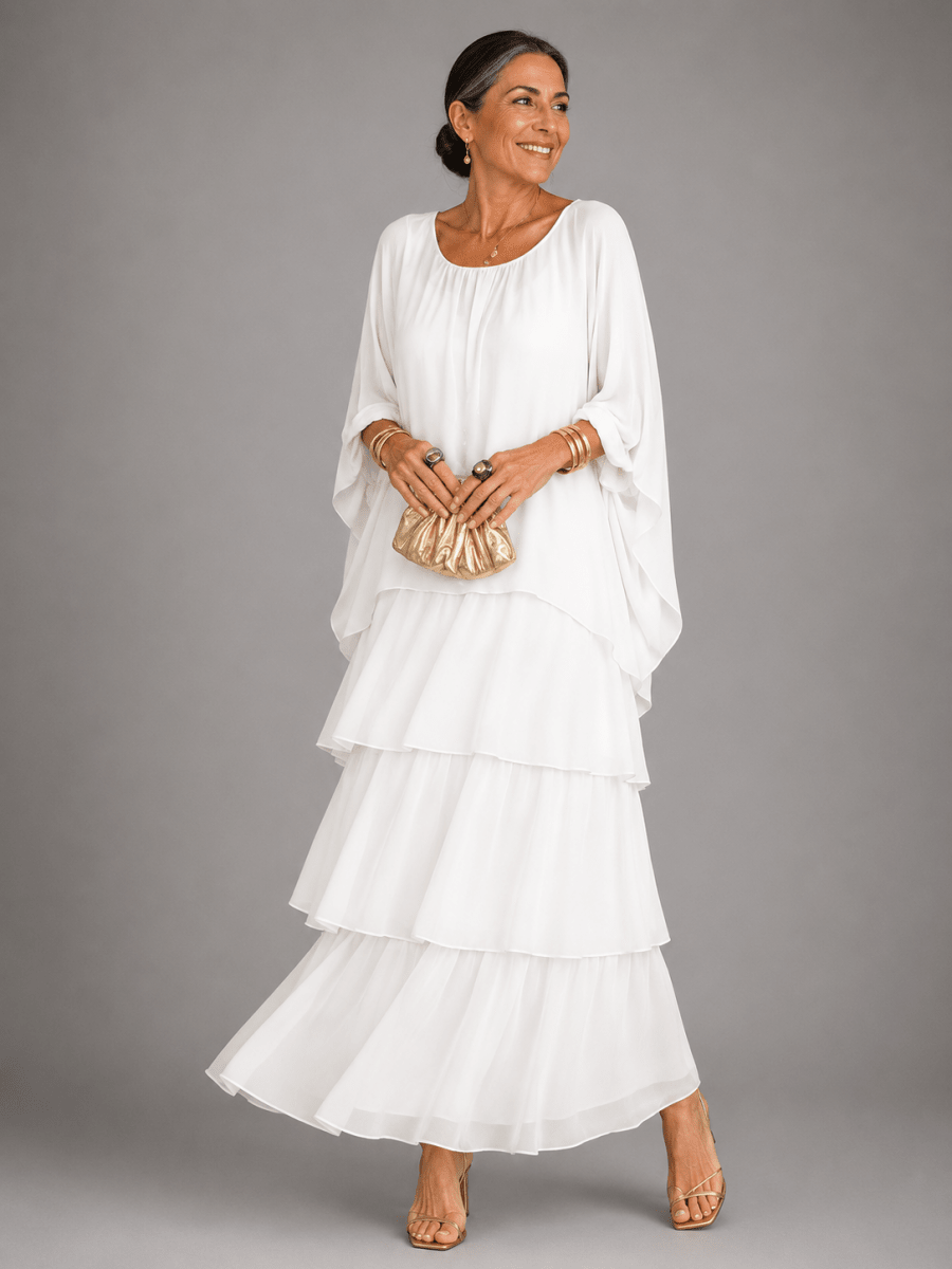 Matilda | Elegant Flowing Maxi Dress - Harry & Olivia Birmingham