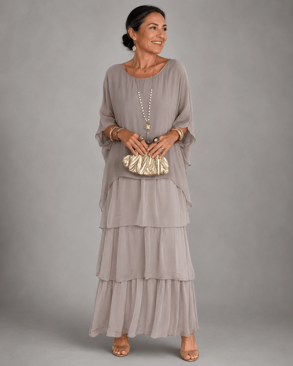 Matilda | Elegant Flowing Maxi Dress - Harry & Olivia Birmingham