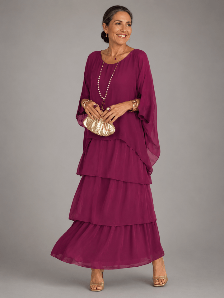 Matilda | Elegant Flowing Maxi Dress - Harry & Olivia Birmingham