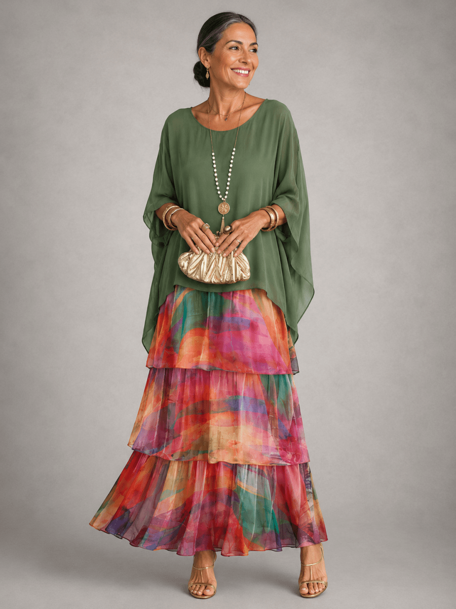 Matilda | Elegant Flowing Maxi Dress - Harry & Olivia Birmingham