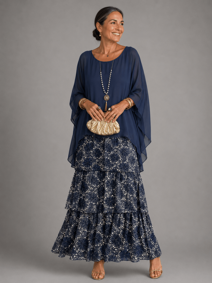 Matilda | Elegant Flowing Maxi Dress - Harry & Olivia Birmingham