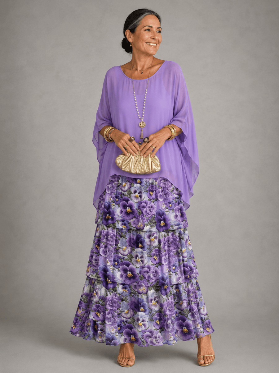 Matilda | Elegant Flowing Maxi Dress - Harry & Olivia Birmingham