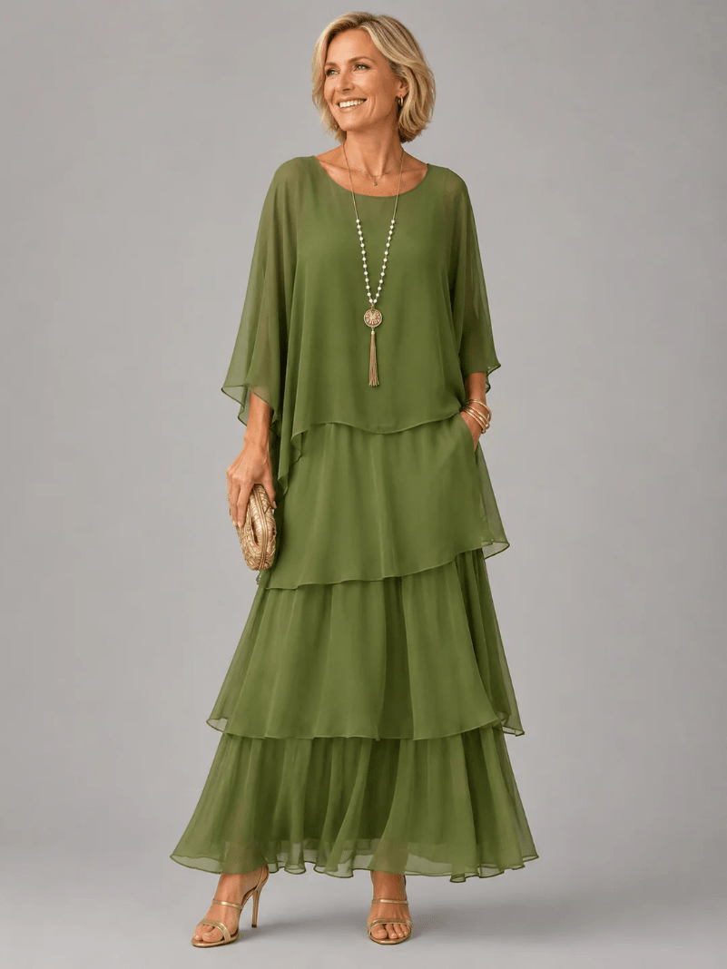 Matilda | Elegant Flowing Maxi Dress - Harry & Olivia Birmingham