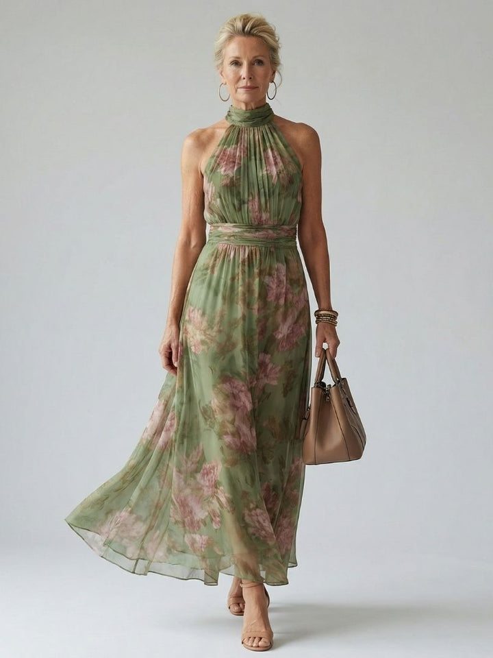 Naomi | Halter Maxi Dress - Harry & Olivia Birmingham