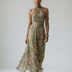 Naomi | Halter Maxi Dress - Harry & Olivia Birmingham