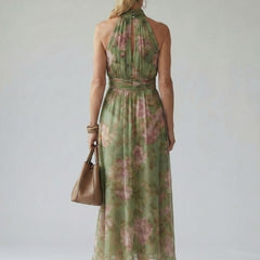 Naomi | Halter Maxi Dress - Harry & Olivia Birmingham