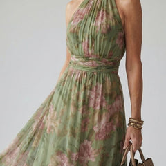 Naomi | Halter Maxi Dress - Harry & Olivia Birmingham
