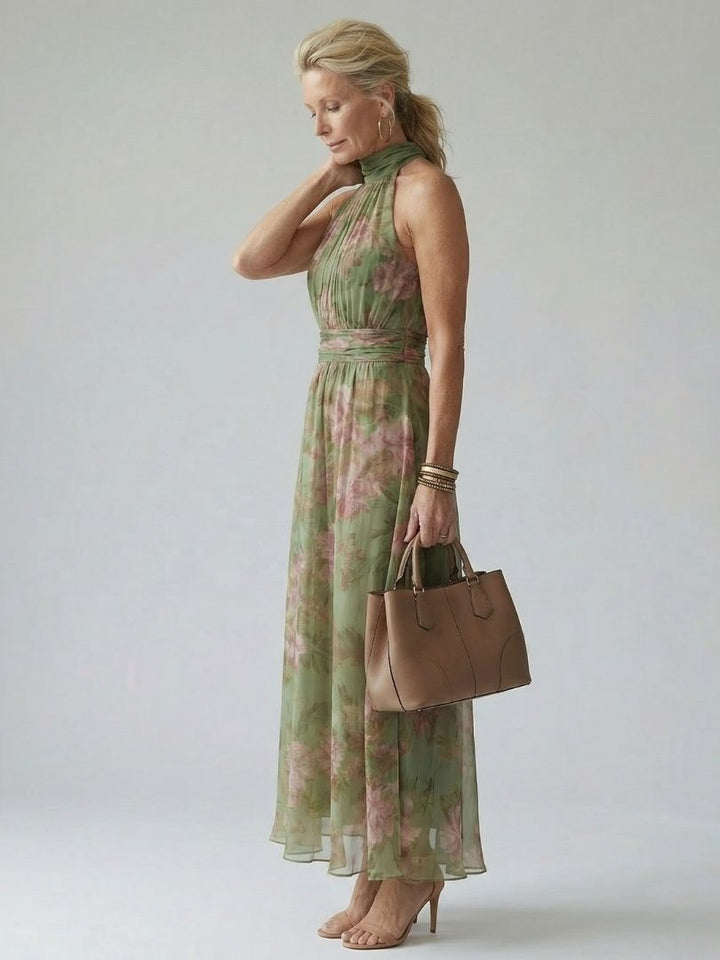 Naomi | Halter Maxi Dress - Harry & Olivia Birmingham
