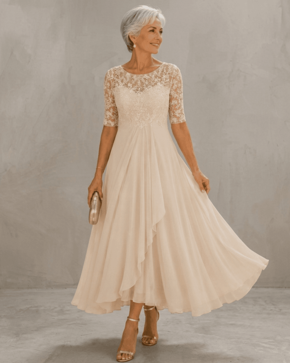 Rhonda™ | Elegant Lace Dress - Harry & Olivia Birmingham
