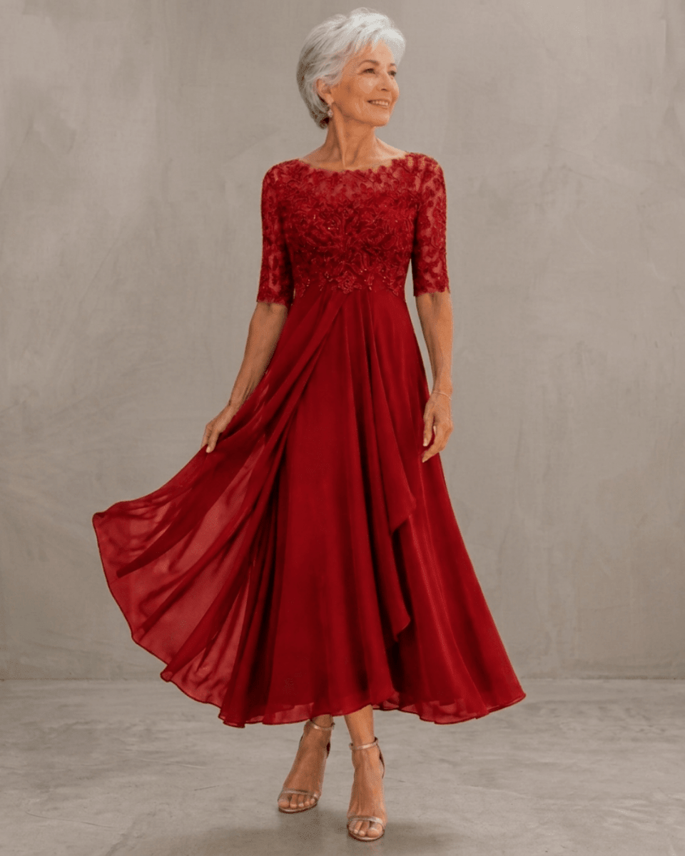 Rhonda™ | Elegant Lace Dress - Harry & Olivia Birmingham