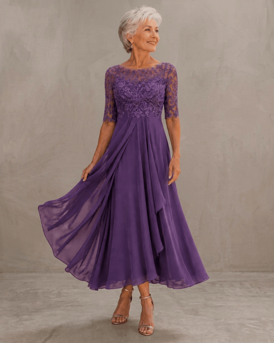 Rhonda™ | Elegant Lace Dress - Harry & Olivia Birmingham