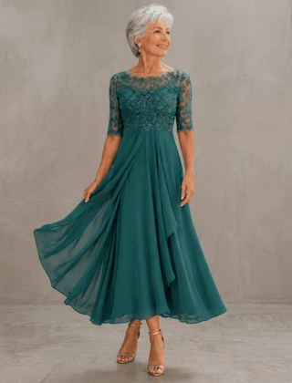 Rhonda™ | Elegant Lace Dress - Harry & Olivia Birmingham
