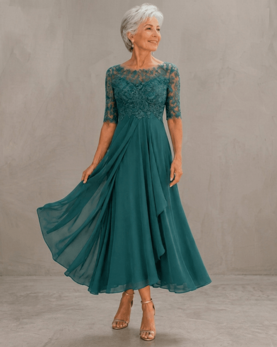 Rhonda™ | Elegant Lace Dress - Harry & Olivia Birmingham