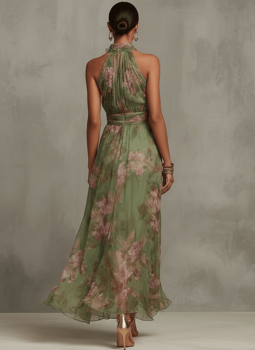 SOPHIE | Elegant Floral Summer Dress - Harry & Olivia Birmingham
