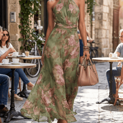 SOPHIE | Elegant Floral Summer Dress - Harry & Olivia Birmingham