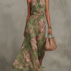 SOPHIE | Elegant Floral Summer Dress - Harry & Olivia Birmingham