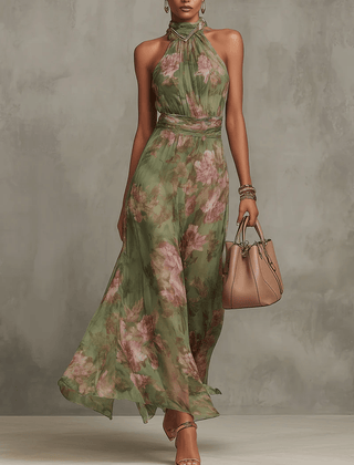 SOPHIE | Elegant Floral Summer Dress - Harry & Olivia Birmingham
