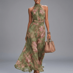SOPHIE | Elegant Floral Summer Dress - Harry & Olivia Birmingham