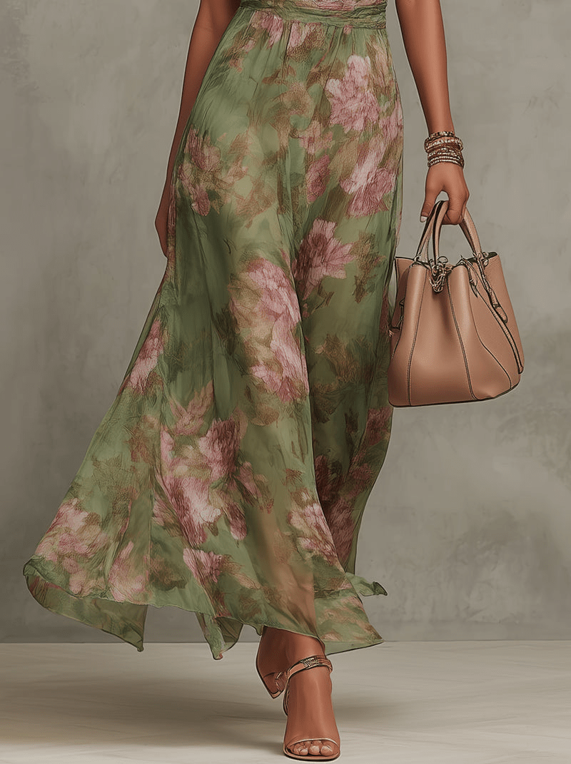 SOPHIE | Elegant Floral Summer Dress - Harry & Olivia Birmingham