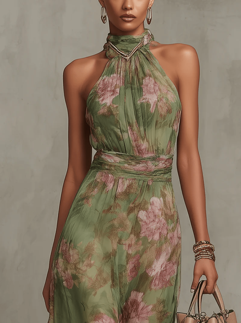 SOPHIE | Elegant Floral Summer Dress - Harry & Olivia Birmingham