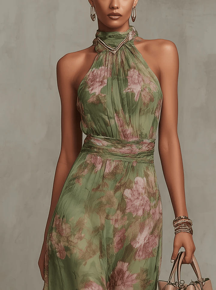 SOPHIE | Elegant Floral Summer Dress - Harry & Olivia Birmingham
