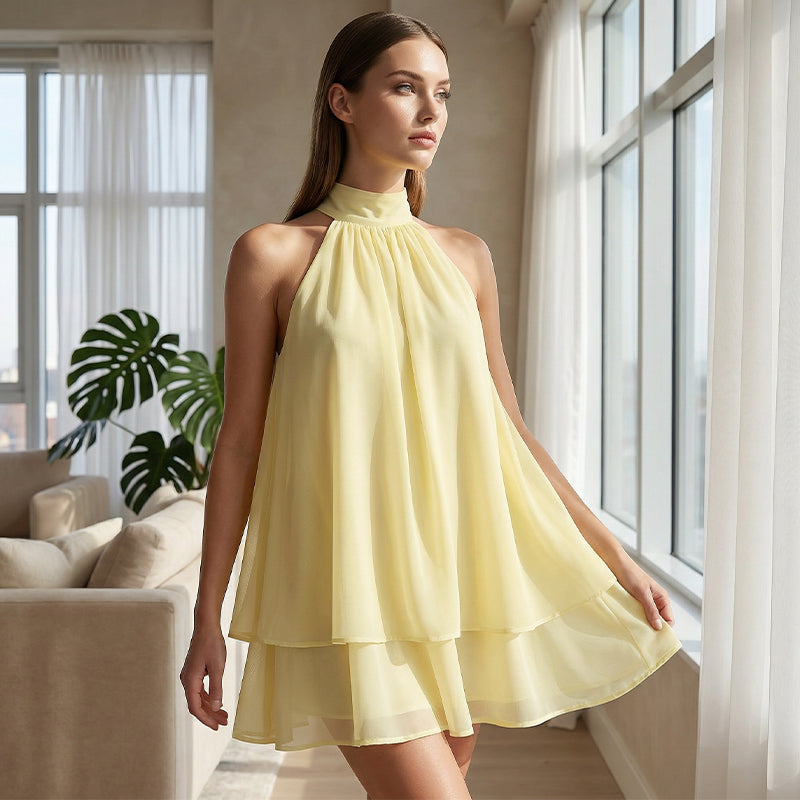 ARIA | Halter Mini Dress