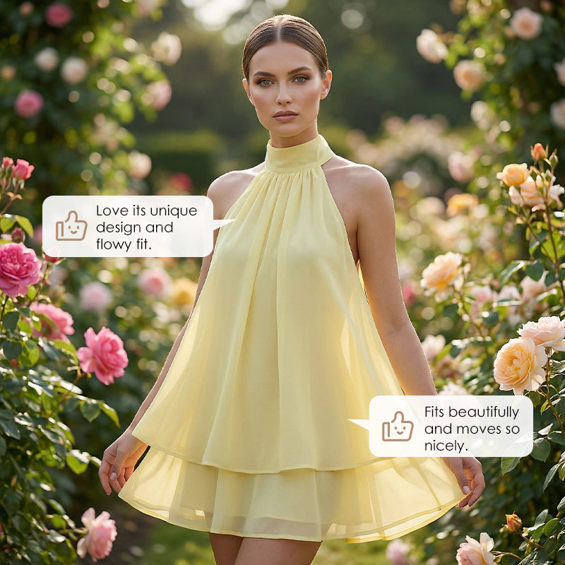 ARIA | Halter Mini Dress
