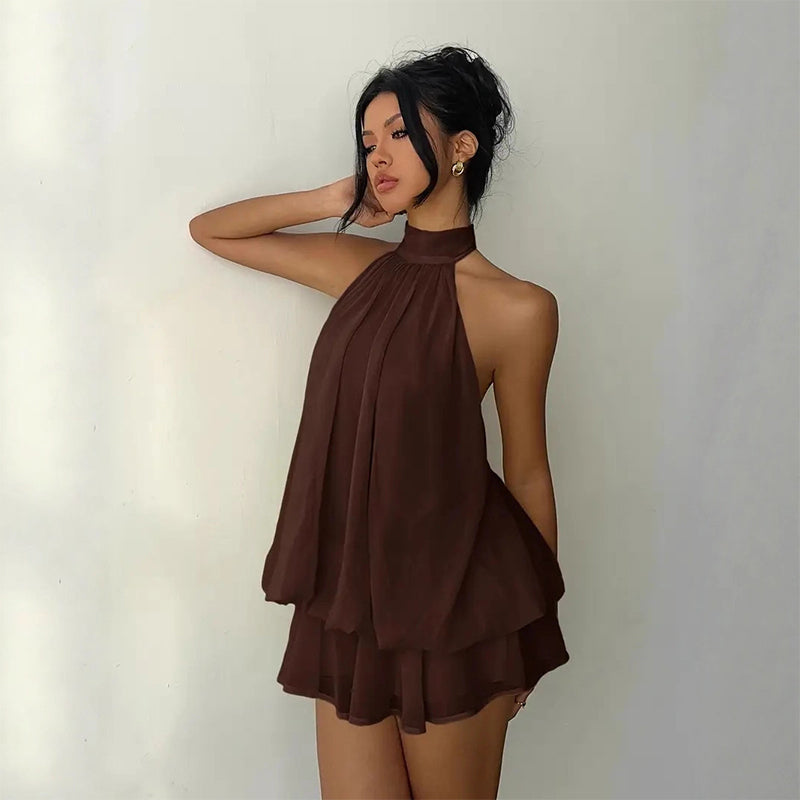 ARIA | Halter Mini Dress