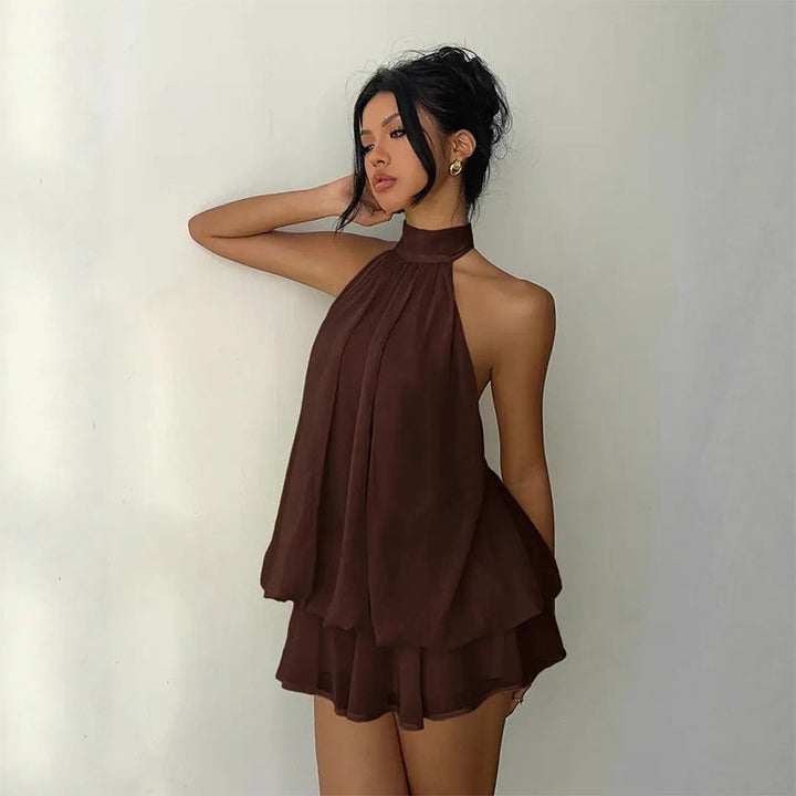 ARIA | Halter Mini Dress