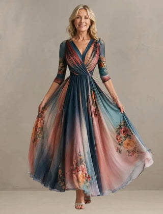TERESA | Bohemian Maxi Floral Dress - Harry & Olivia Birmingham