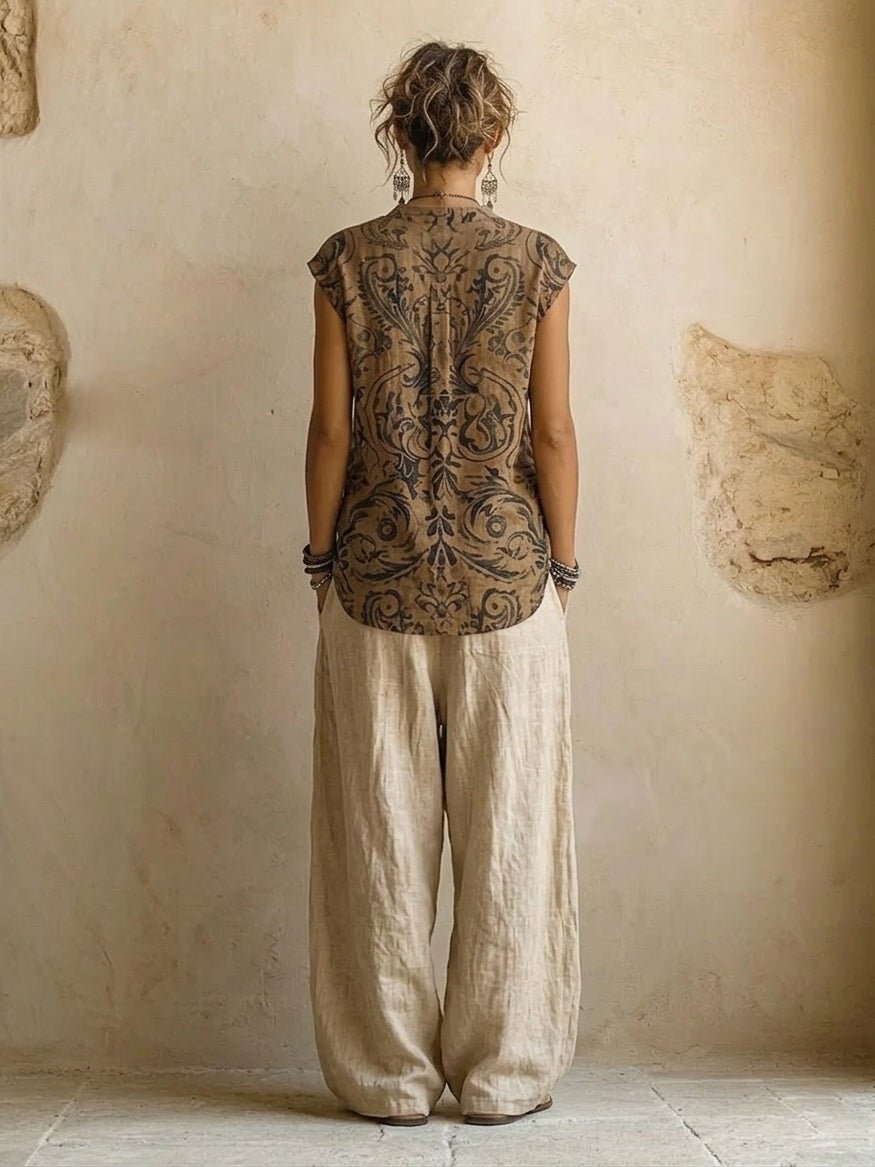 The Florence Linen-Blend Co-ord Set - Harry & Olivia Birmingham
