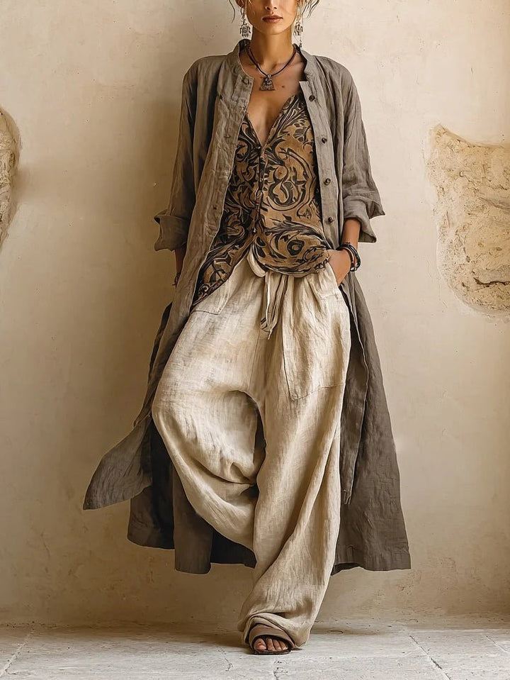 The Florence Linen-Blend Co-ord Set - Harry & Olivia Birmingham