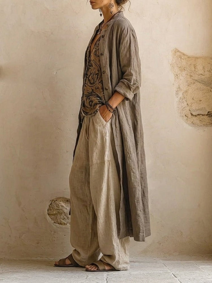 The Florence Linen-Blend Co-ord Set - Harry & Olivia Birmingham