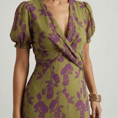 Virel | Relaxed Floral Midi Dress - Harry & Olivia Birmingham